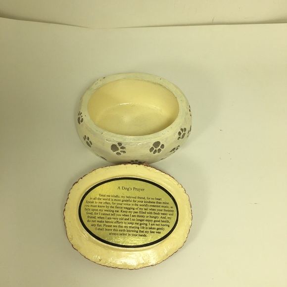 Maltese Dog Jewelry Box A Dog’s Prayer Handcrafted - Picture 3 of 7